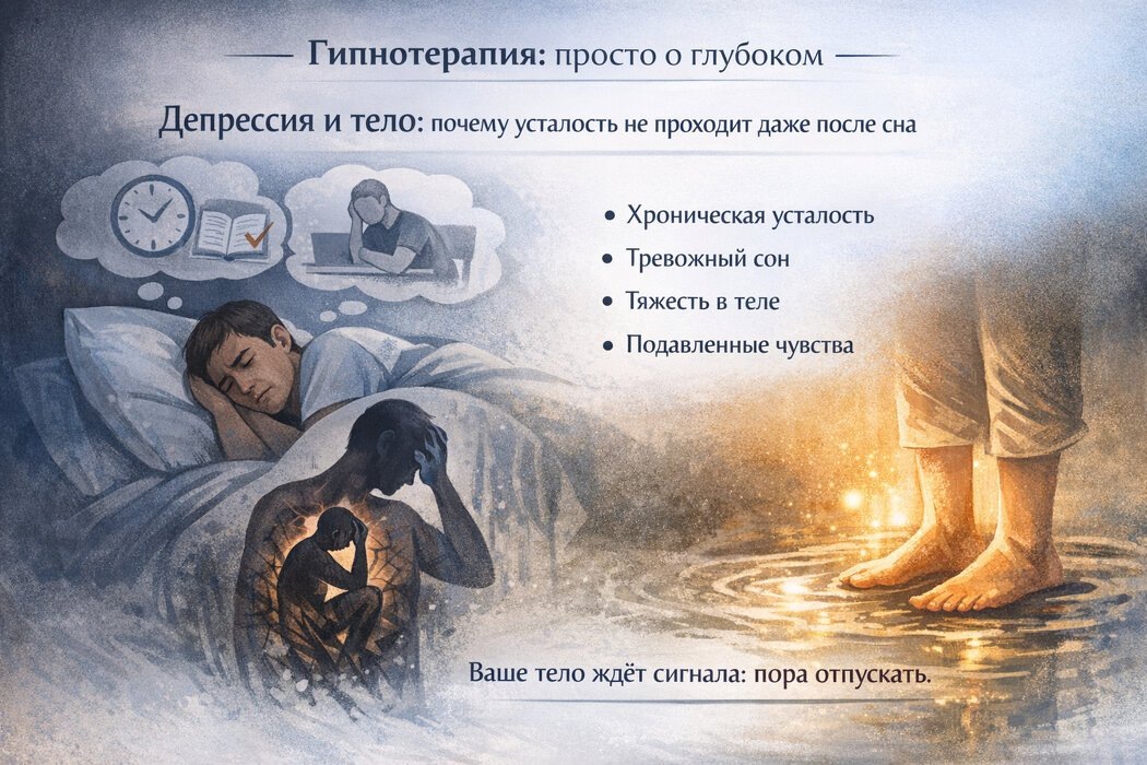 Гипнотерапия как способ преодоления депрессии: связь между телом и духом
