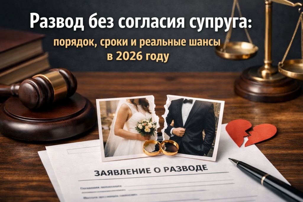 Развод без согласия супруга в 2026 году: как действовать и сколько ждать