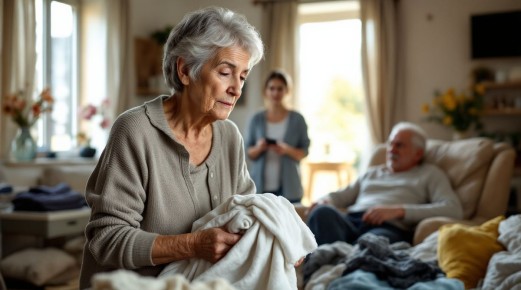 Как справиться с домашними делами, если муж не помогает на пенсии